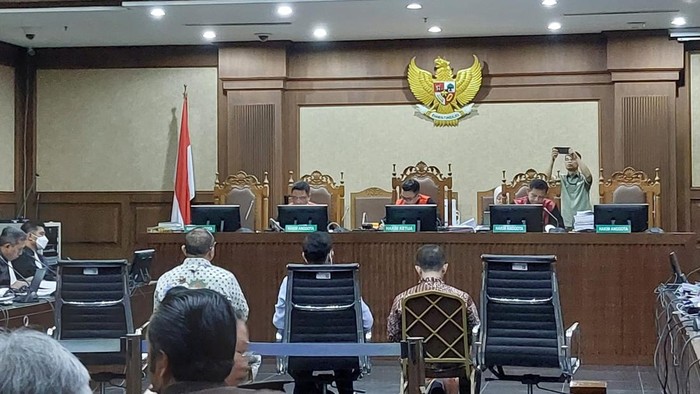 Sidang kasus korupsi BTS 4G Kominfo (Yogi/detikcom)