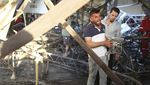 Penampakan Puing-puing Kebakaran Maut Pesta Pernikahan di Irak