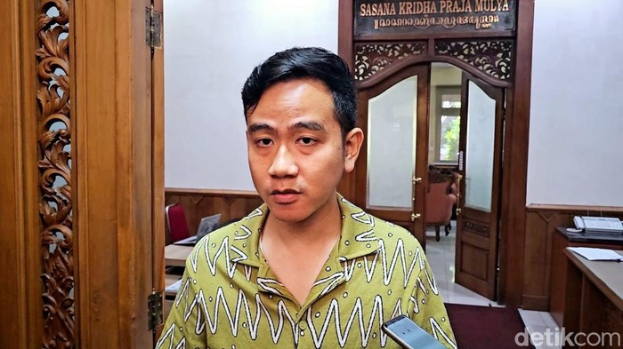 Wali Kota Solo, Gibran Rakabuming Raka, di Balai Kota Solo, Rabu (27/9/2023).