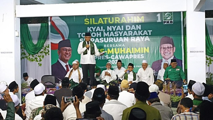 Anies Baswedan dan Cak Imin (Tiara Aliya-detikcom)