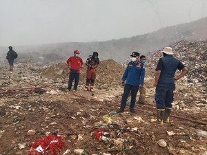 Hujan Turun, Kebakaran TPA Sarimukti Padam Seluruhnya