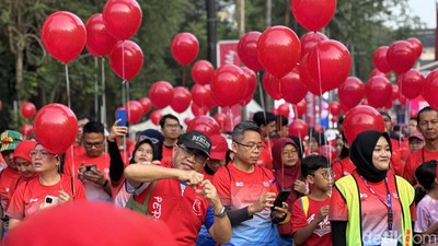 Potret Keseruan Indonesia Heart Walk 2023 Bareng PERKI-YJI di GBK
