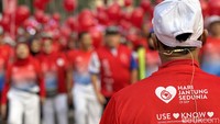 Tahun ini Indonesia Heart Walk 2023 diadakan bersamaan di 8 provinsi dan akan mencatat rekor MURI meraba nadi sendiri (MENARI). (Foto: Khadijah Nur Azizah/detikHealth)
