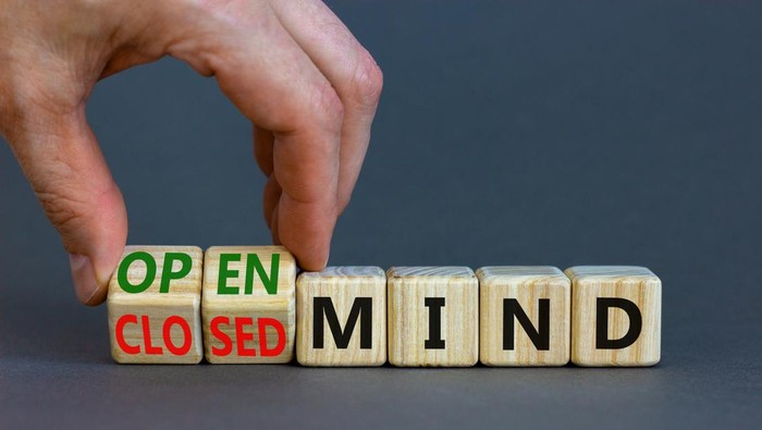 Ilustrasi open mind.