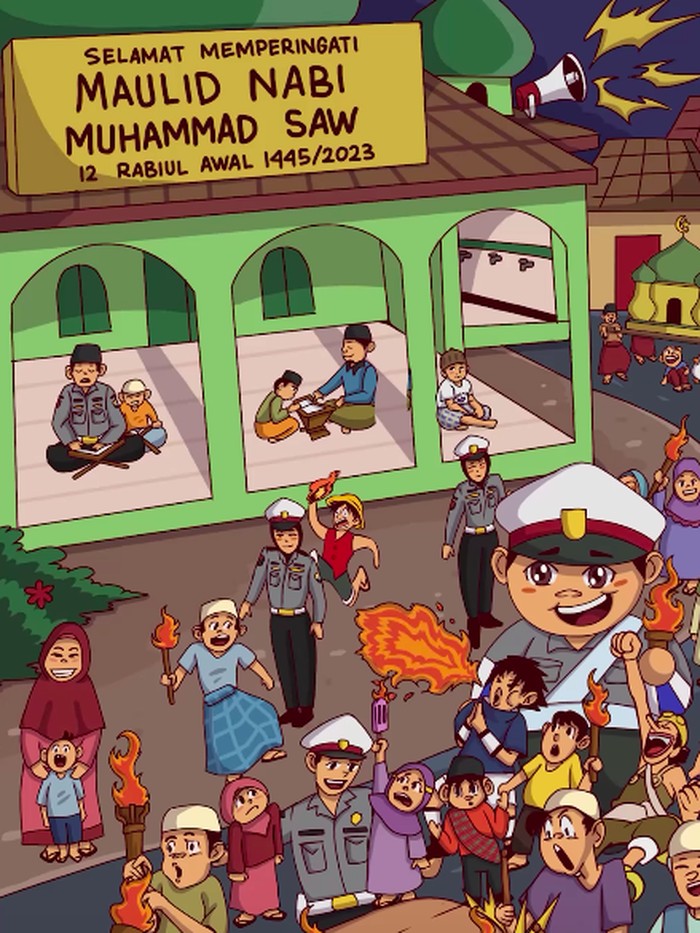 Kapolri Jenderal Listyo Sigit Prabowo mengucapkan peringatan Hari Maulid Nabi Muhammad. Dia mengajak masyarakat mempererat tali persaudaraan. (IG @listyosigitprabowo)
