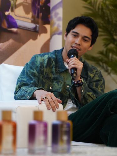 Maxime Bouttier Maxime Bouttier di acara The Body Shop, Kota Kasablanka, Jakarta Timur, Jumat (27/9/2023).