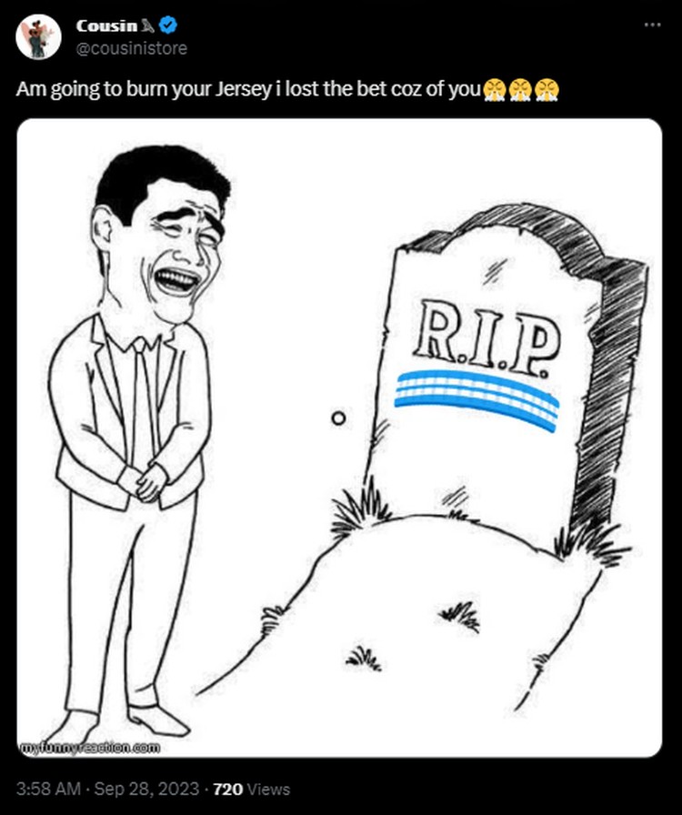 Meme Man City Kalah dari Newcastle: Kata Fans Itu Trofi Kecil Manchester City baru saja dikalahkan oleh Newcastle di Carabao Cup dengan skor akhir 0-1. Fans kedua klub pun saling sindir di Twitter.
