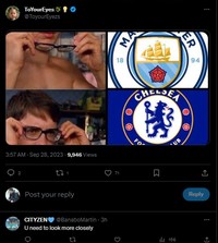 Manchester City baru saja dikalahkan oleh Newcastle di Carabao Cup dengan skor akhir 0-1. Fans kedua klub pun saling sindir di Twitter.