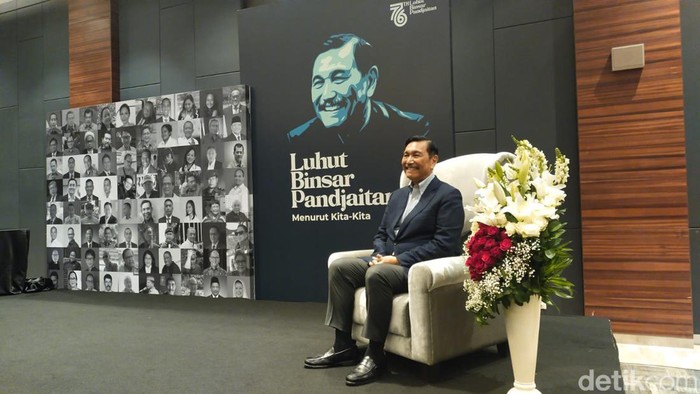 Menteri Koordinator (Menko) Bidang Kemaritiman dan Investasi (Marves) Luhut Binsar Pandjaitan (Tina Susilawati/detikcom)