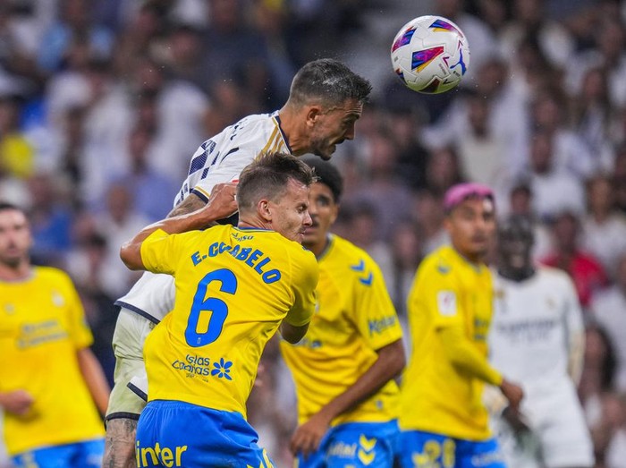 Real Madrid mengalahkan Las Palmas 2-0 di kandang. Dua gol kemenangan El Real lahir melalui Brahim Diaz dan Joselu. Real Madrid menjamu Las Palmas di Santiago Bernabeu pada laga lanjutan LaLiga, Kamis (28/9).