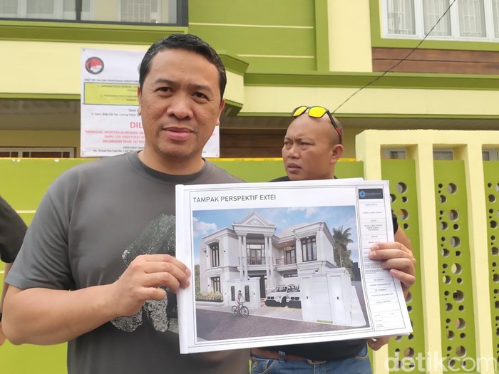 Polisi temukan buku desain rumah mewah yang akan dibangun atas nama David