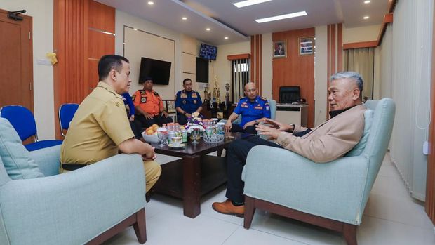 Tim Diskar PB Kota Bandung saat mendapat pengarahan dari Pj Wali Kota Bandung