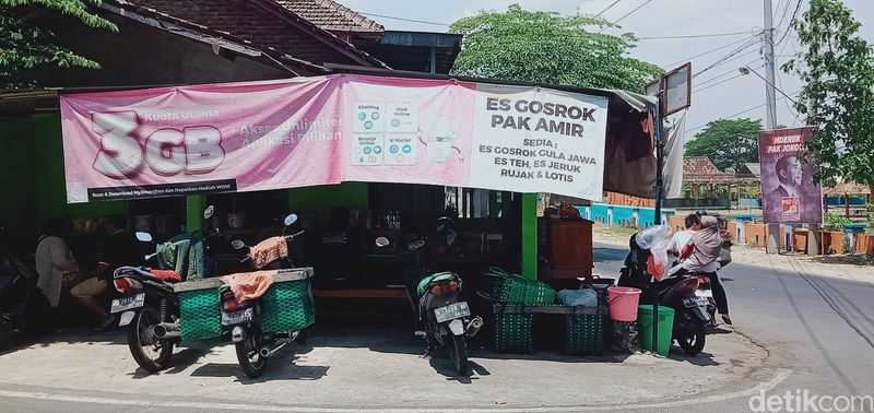 Warung Es Gosrok Pak Amir sudah berdiri sejak 1957. Foto diunggah Kamis (28/9/2023).