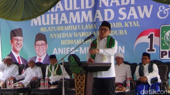 Anies-Cak Imin saat safari politik di Sumenep