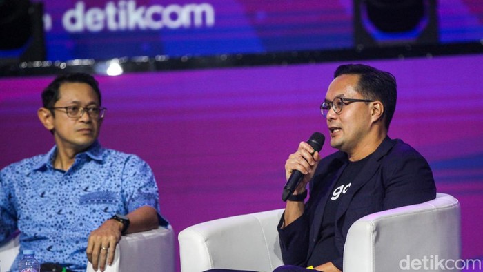 Hub Space X KAI Expo 2023 digelar di JCC, Senayan, Jakarta Jumat (29/9). Di acara itu bos GoTo, Blue Bird hingga Lion Air Group mengungkapkan beberapa inovasi yang dilakukan oleh perusahaannya.