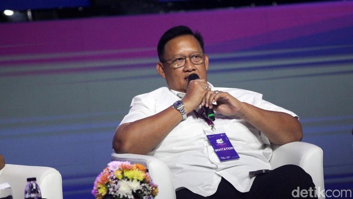 Bos GoTo-Lion Air Group Bicara Inovasi Transportasi di Hub Space 2023 Hub Space X KAI Expo 2023 digelar di JCC, Senayan, Jakarta Jumat (29/9). Di acara itu bos GoTo, Blue Bird hingga Lion Air Group mengungkapkan beberapa inovasi yang dilakukan oleh perusahaannya.