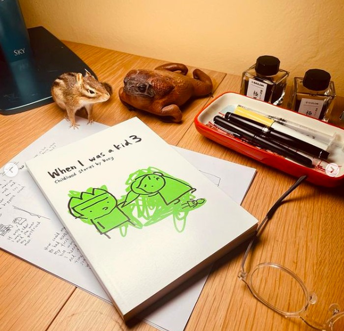 Buku Boey Chee Ming When I Was a Kid 3 kini dilarang Malaysia. (Sumber: Akun Instagram iamboey)