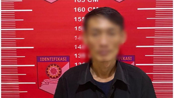 Deny Aprizon, oknum ASN yang bacok kades di OKU Selatan.