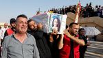 Duka Pemakaman 113 Korban Kebakaran di Pesta Pernikahan Irak