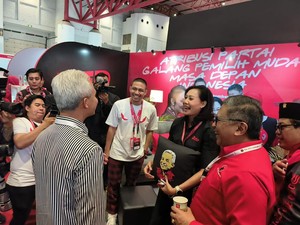 Ganjar Tinjau Pameran Teknologi dan Inovasi Pangan di Rakernas PDIP