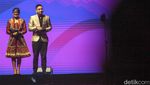 Gaya Nirina Zubir di Hub Space X KAI Expo 2023