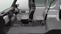 Fitur-fitur di mobil ini mencakup sistem Honda Connect untuk akses jarak jauh ke fitur-fitur tertentu, rangkaian ADAS Honda Sensing, dan juga airbag di tirai samping, yang merupakan yang pertama di segmen LCV (kendaraan niaga ringan). Tentunya fitur-fitur ini diberikan sesuai dengan trimnya. Foto: Dok. Honda