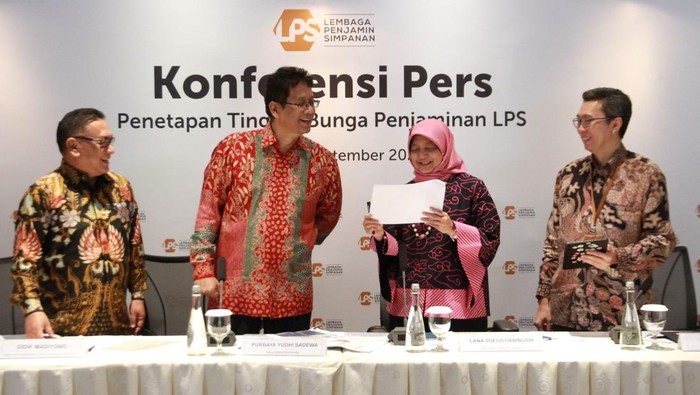 Lembaga Penjamin Simpanan (LPS) memutuskan untuk mempertahankan tingkat bunga penjaminan (TBP). Besarannya sama dengan periode sebelumnya.