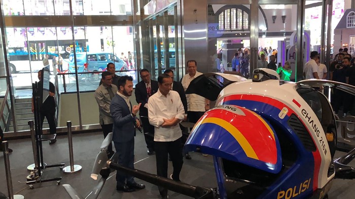 Jokowi di Hub Space 2023