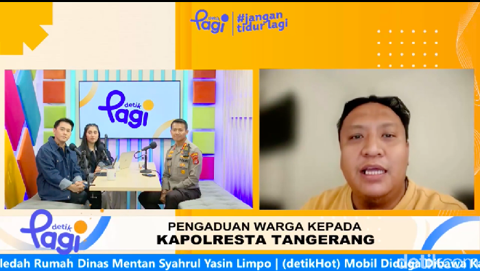 Jumat Curhat detikPagi bersama Kapolresta Tangerang