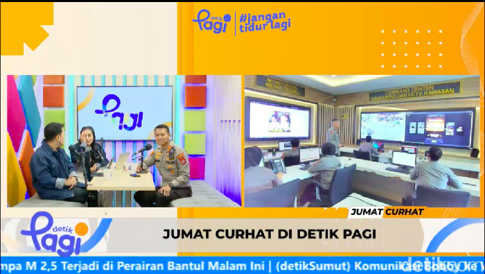 Jumat Curhat detikPagi bersama Kapolresta Tangerang