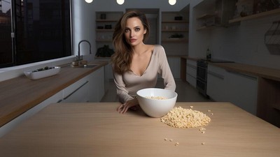 Keren! 10 Potret AI Selebriti Saat Menyantap Makanan Favoritnya
