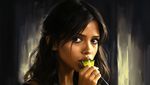 Keren! 10 Potret AI Selebriti Saat Menyantap Makanan Favoritnya