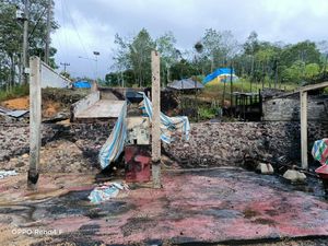 Kilang Padi di Tapsel Hangus Terbakar, 40 Ton Gabah-Motor Ludes