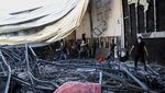 Kondisi Gedung Pesta Penikahan Maut di Irak Pasca Kebakaran
