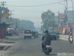 Jambi Darurat Asap, Siswa Terpaksa Belajar Daring