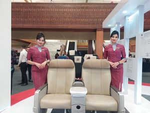 Lion Air Group Jadi Pelopor Seat Dress Cover Berbahan Baku Kulit Garut