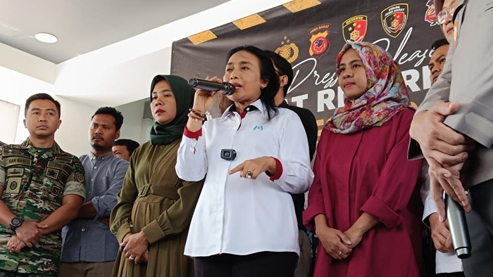 Menteri Pemberdayaan Perempuan dan Perlindungan Anak (PPPA) I Gusti Ayu Bintang Darmawati (Rizky/detikcom)