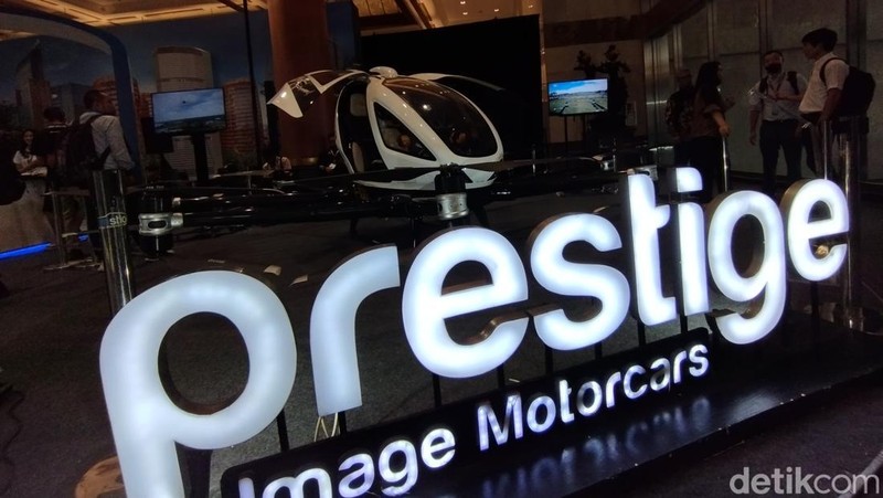 Mobil Terbang EHang 216 AAV di Hub Space x KAI Expo 2023