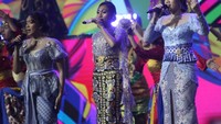 Novia Bachmid, Olivia dan Maribeth membuka Hub Space X KAI Expo 2023. Foto: Andhika Prasetia/detikcom