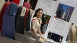 Potret Seat Dress Cover Pesawat Lion Air Group, Made in Garut