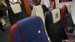 Potret Seat Dress Cover Pesawat Lion Air Group, Made in Garut