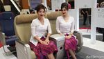Potret Seat Dress Cover Pesawat Lion Air Group, Made in Garut