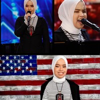 Putri Ariani berhasil memukau juri di audisi America’s Got Talent 2023 (AGT) yang tayang di NBC, awal Juni lalu. Saat audisi, penyanyi 17 tahun ini tampil simpel mengenakan kaus halter motif garis dipadu jaket dan celana hitam. Foto: Instagram/@arianinismaputri