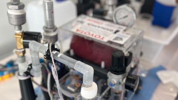 Tim Reactics Chem-E-Car UGM saat ikut kompetisi di Berlin, Jerman 17-19 September 2023.