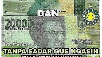 Memang duit Rp 2.000 dan Rp 20.000 hampir mirip-mirip. Foto: Instagram/memecomicreceh.id