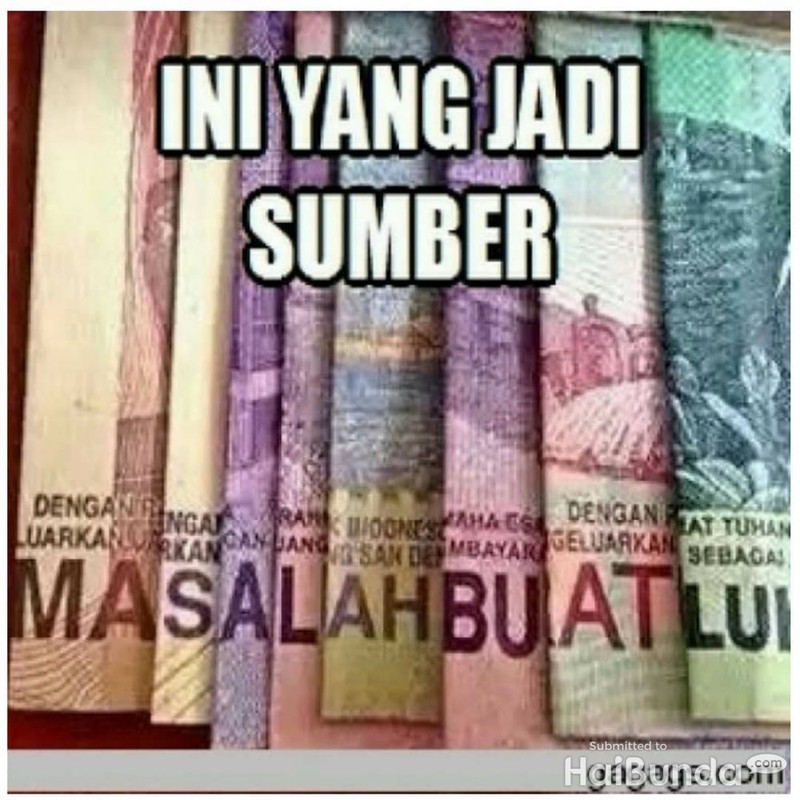 Meme uang berikut ini hasil kekreatifan dari warganet. Emang ya, netizen itu suka ada aja idenya!