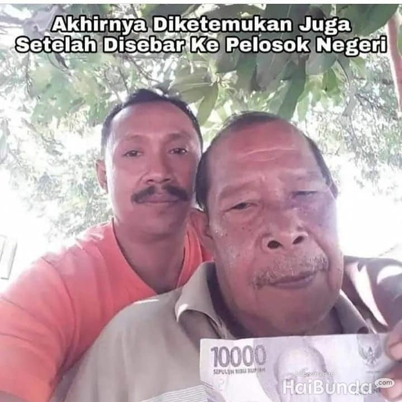 Meme uang berikut ini hasil kekreatifan dari warganet. Emang ya, netizen itu suka ada aja idenya!