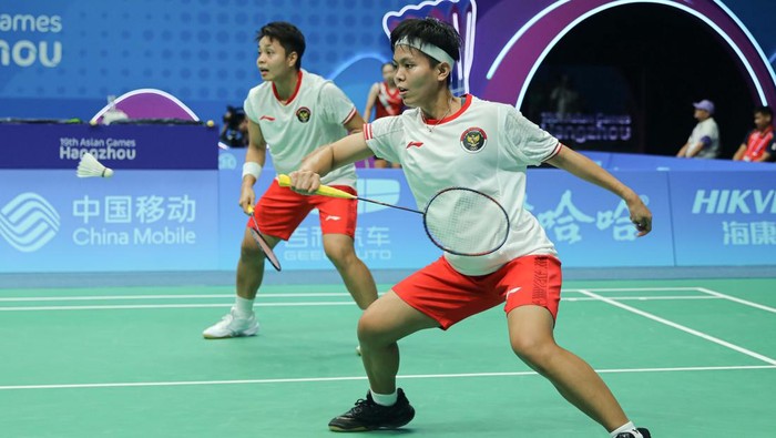 Apriyani Rahayu/Siti Fadia Silva Ramadhanti di Asian Games 2023