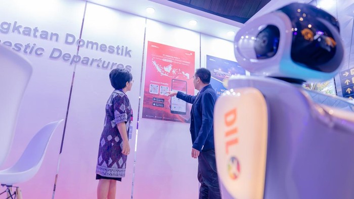 Booth Angkasa Pura II di Hub Space 2023