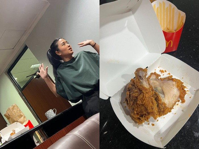 Chef Juna curi kulit ayam milik chef Arnold.